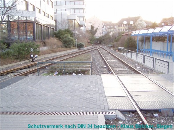 210 Das Stumpfgleis mit Weichen